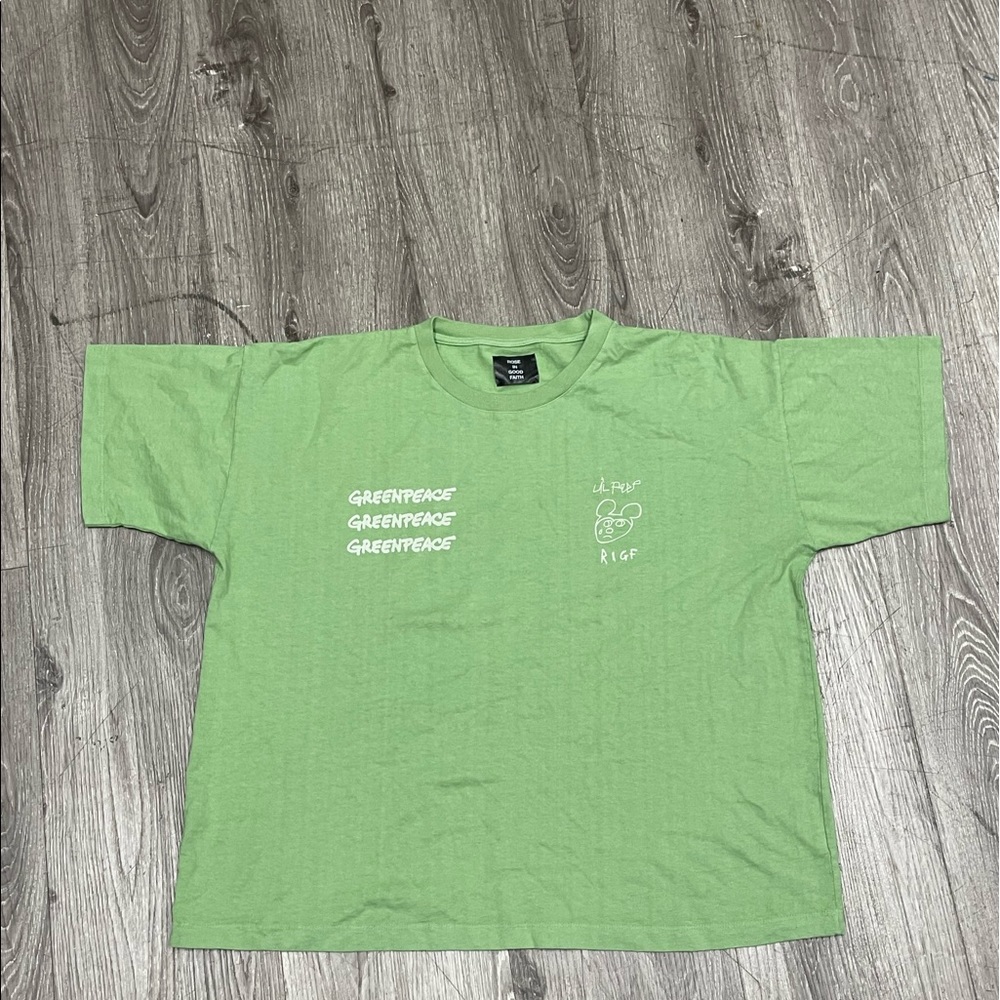 Green peace Lil peep donation tee